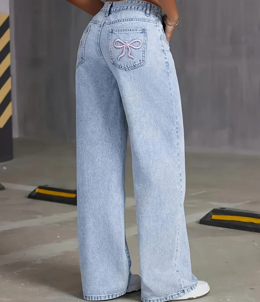 Livia | Viral Bow Jeans