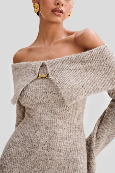 Livia | Fluffy Knit Dress