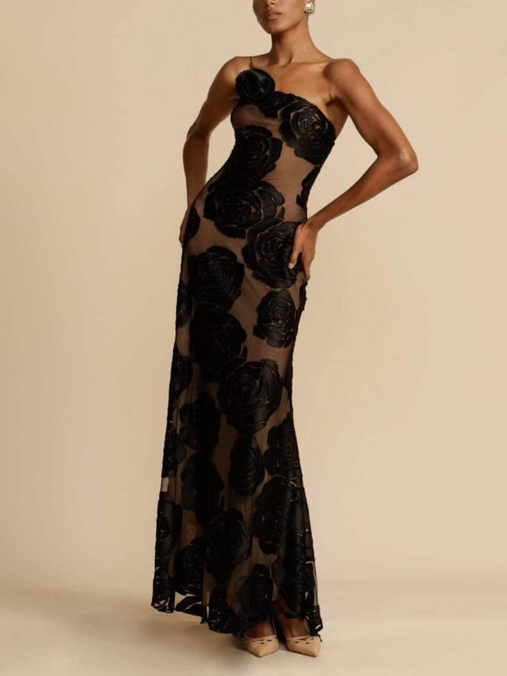 Livia | Flower Maxi Dress