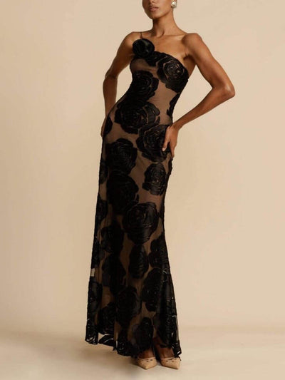 Livia | Flower Maxi Dress