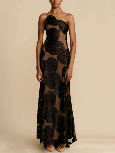 Livia | Flower Maxi Dress
