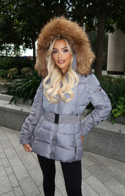 Livia | Fur Padded Coat