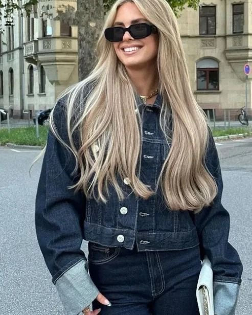 Livia | Dark Denim Set
