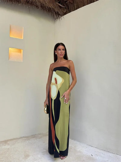 Livia | Emerald Maxi Dress