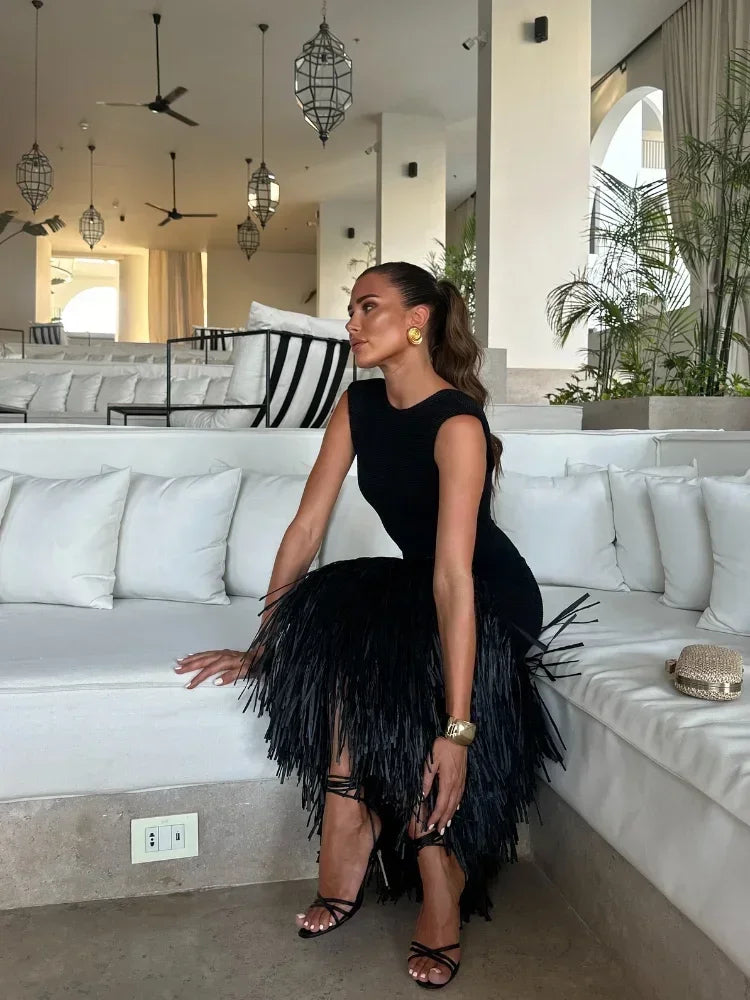 Livia | Ebony Maxi Dress