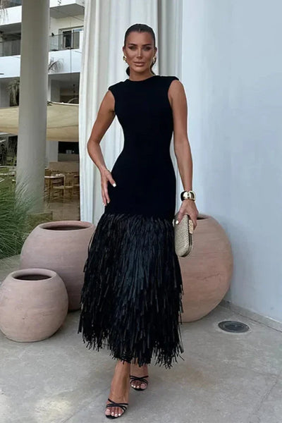Livia | Ebony Maxi Dress