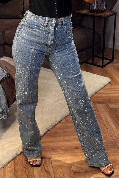 Livia | Rhinestone Jeans